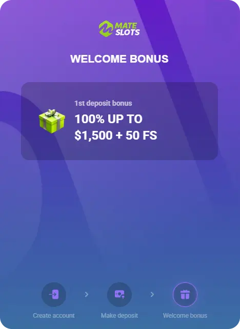 Mateslots casino login with bonus
